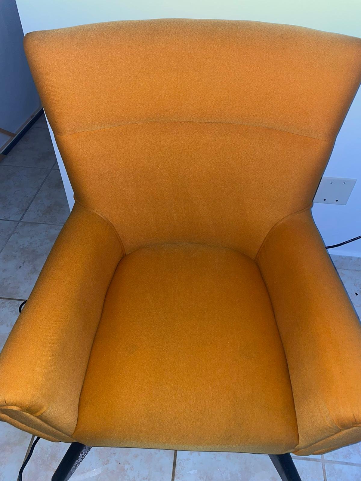 butaca despues de la limpieza de butaca