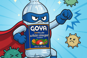 El vinagre es el mejor limpiador natural