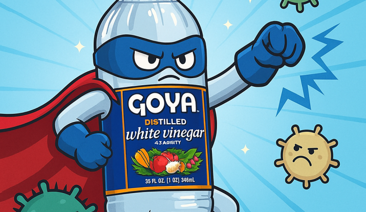 El vinagre es el mejor limpiador natural