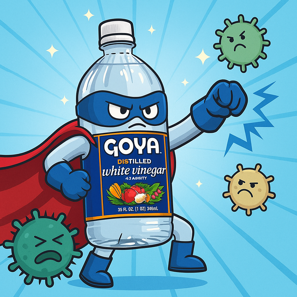 El vinagre es el mejor limpiador natural